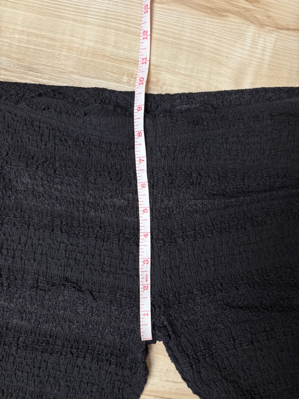 Free People Black Small Tiered Lace Sheer Ruffle Leggings Boho Festival Edgy - Picture 10 of 11